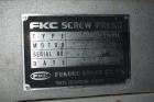 Used FKC Screw Press, Model SHX-700X3500L