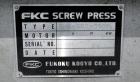 Used- FKC Screw Press, Model SHX-700X3500L