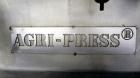Used Stainless Steel Press Technology & Manufacturing Style AGP Agri-Press