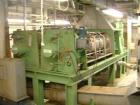 Used Vette twin screw press, type EZv/Z. Material of construction is AISI 316 stainless steel on product contact parts. Max working capacity 39,600 lbs (18,000 kgs) per hour. Inlet 70.44% water, outl...