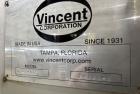 Vincent CP-4-VT Screw Press | 150–500 lb/hr | Vapor-Tight Stainless Unit