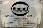 Used- Vincent Corporation Horizontal Screw Press