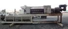 Used Vincent Horizontal Screw Press, Model VP16K2, 304 Stainless Steel. Approximate 16