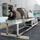 Used Vincent Horizontal Screw Press, Model VP16K2, 304 Stainless Steel. Approximate 16