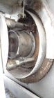 Used Vincent Horizontal Screw Press, Model VP16K2, 304 Stainless Steel. Approximate 16
