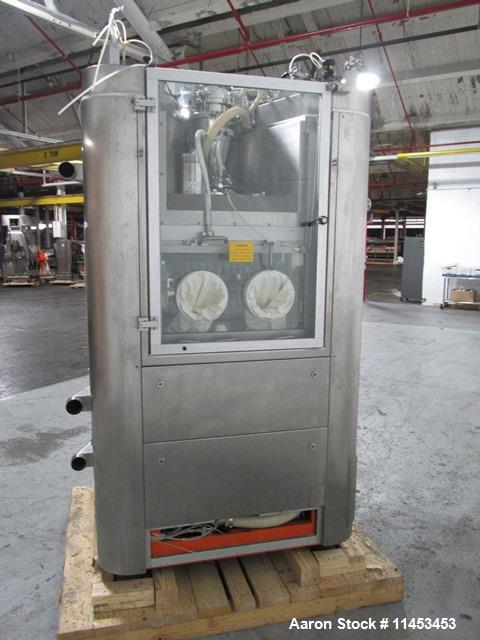 Used Used IMA Comprima 300 rotary tablet press, stainless steel product contact parts, 36 station turret, 5 mm - 16 mm round max tablet diameter, 5 mm - 17 mm oblong tablet size, with CIP nozzles, tu...