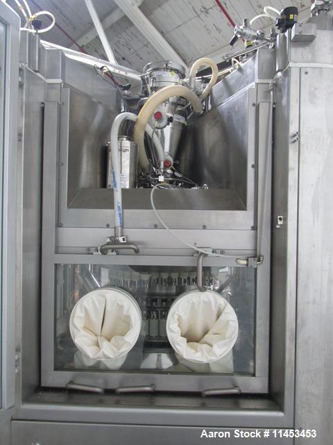 Used Used IMA Comprima 300 rotary tablet press, stainless steel product contact parts, 36 station turret, 5 mm - 16 mm round max tablet diameter, 5 mm - 17 mm oblong tablet size, with CIP nozzles, tu...