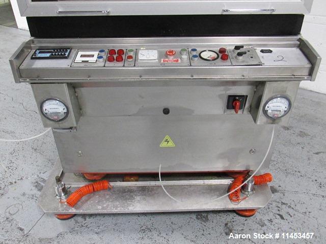 Used Used Manesty Rotapress MK IIA rotary tablet press, 61 station, double sided, with pre-compression, 6.5 tons compression, 7/16" max tablet diameter, 11/16" max depth of fill, with feed hoppers an...