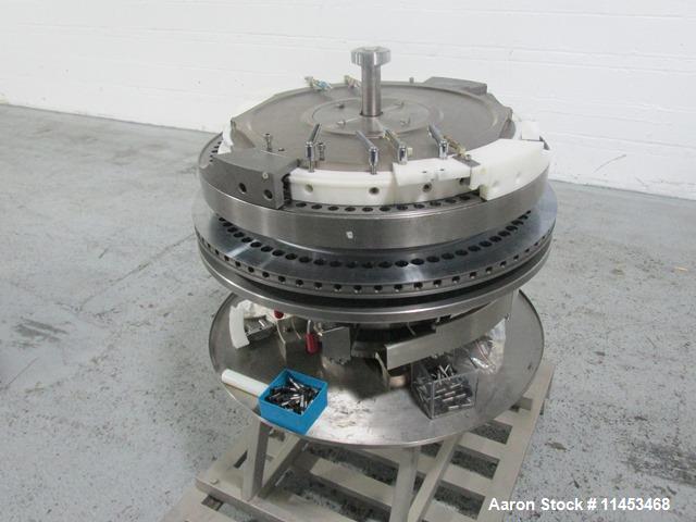 Used-One (1) used 73 station Fette turret for model 3090I press, 13 mm max tablet diameter, 18 mm max depth of fill.