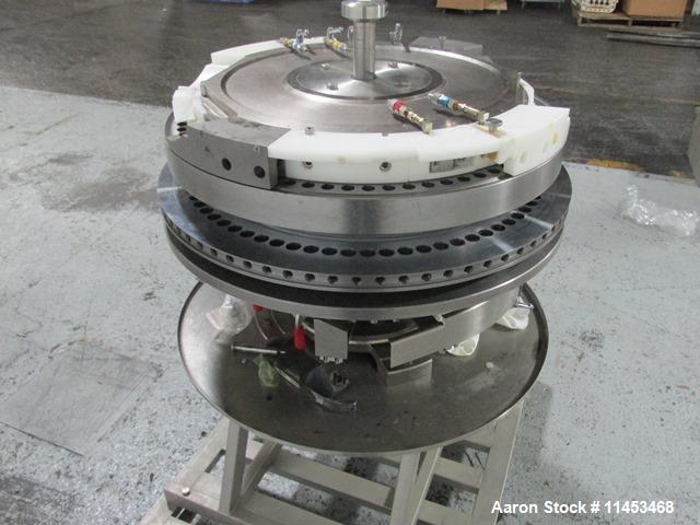 Used-One (1) used 73 station Fette turret for model 3090I press, 13 mm max tablet diameter, 18 mm max depth of fill.