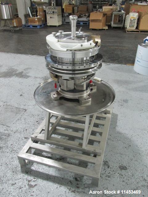 Used-One (1) used 36 station Fette turret for model 2090I press, 16 mm max tablet diameter, 18 mm max depth of fill.