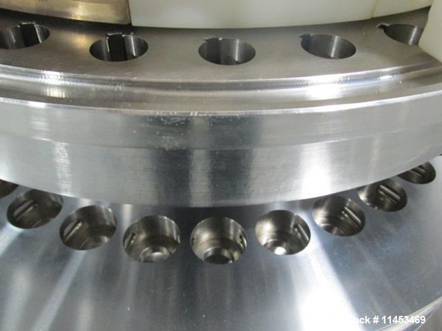 Used-One (1) used 36 station Fette turret for model 2090I press, 16 mm max tablet diameter, 18 mm max depth of fill.