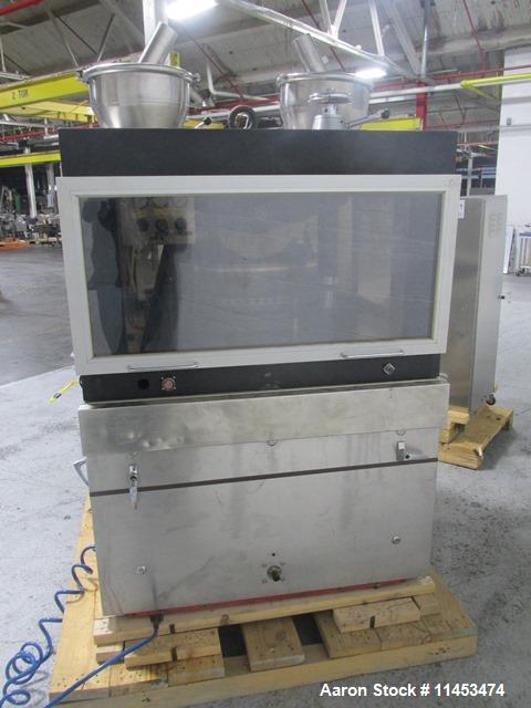 Used-One (1) used Manesty Rotapress MK IIA rotary tablet press, 61 station, double sided, with pre-compression, 6.5 tons com...