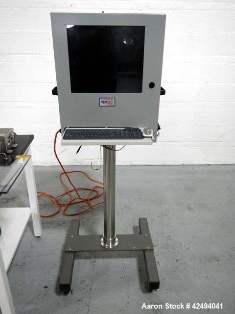 Used Riva Piccola B-C rotary tablet press, 10 station, 50 Kn compression pressure, keyed upper punch guides, 16 mm max tablet diameter, 19 mm max depth of fill, force feeder, rated up to 60,000 table...