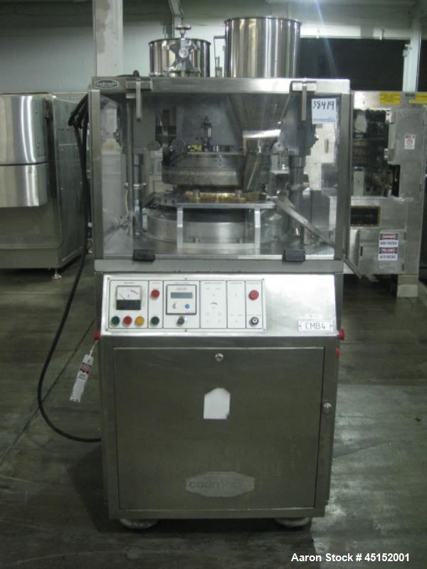Used Cadmach Rotary Tablet Press, Model CMB4-35