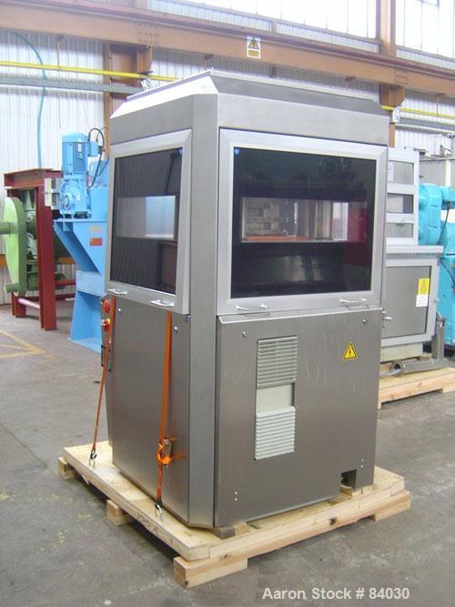 Used Courtoy Rotary Tablet Press, Model R190/36, 36 station, single sided, D tooled. 100 KN max compression with 10 KN pre-compression. 13mm round tablet, 14mm max oblong tablet, 19mm max depth of fi...
