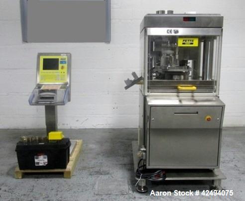 Used Fette Rotary 24 Station Tablet Press, Model 1200.