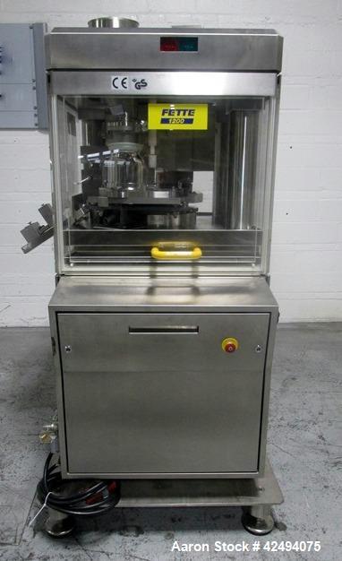 Used- Fette Rotary 24 Station Tablet Press, Model 1200.