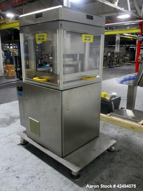 Used- Fette Rotary 24 Station Tablet Press, Model 1200.