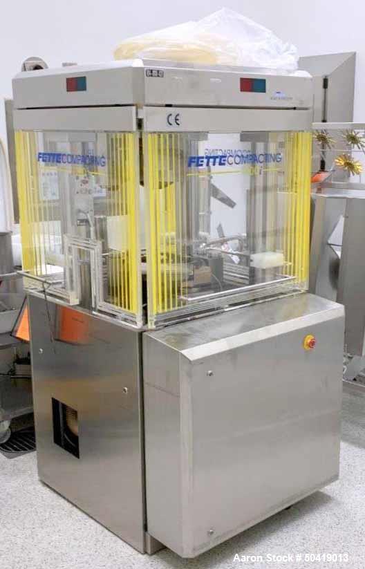 Used- Fette 1200i Tablet Press.