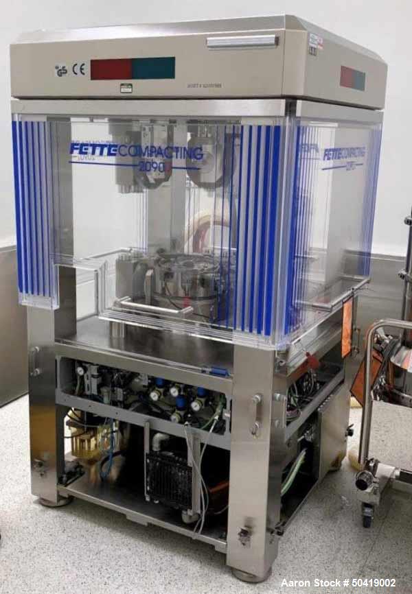 Used Fette Model 2090i Tablet Press.