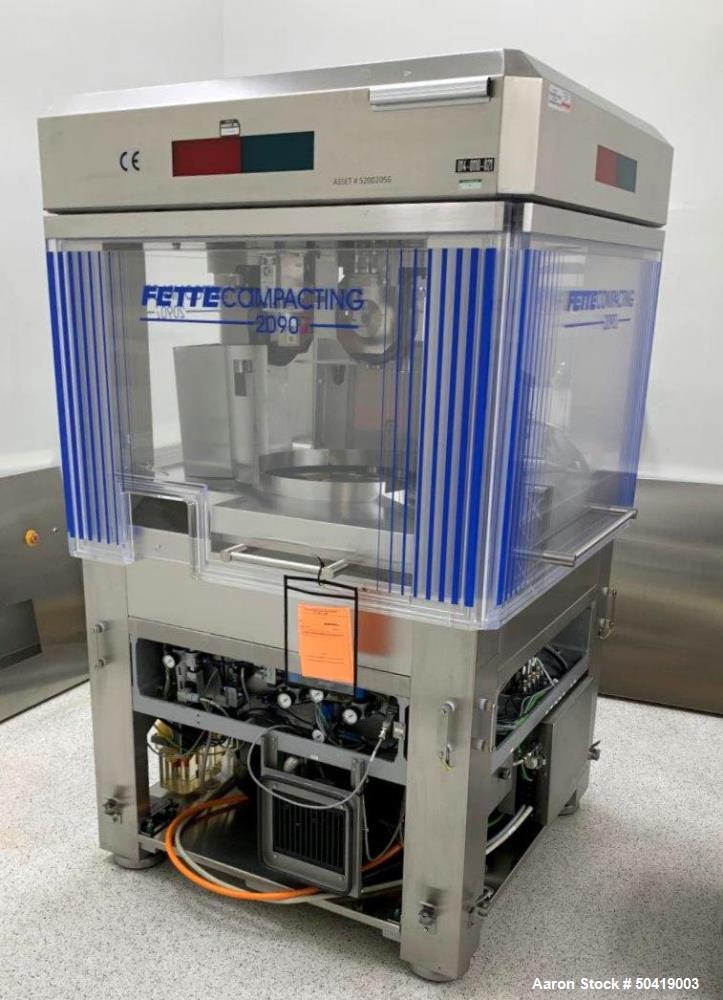 Used Fette Model 2090i Tablet Press.