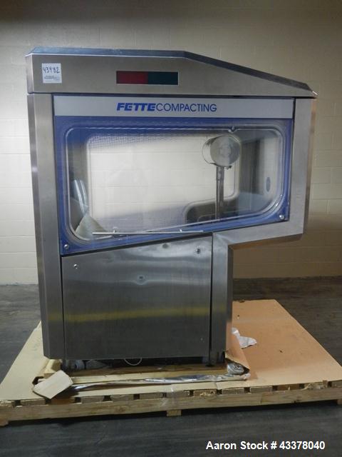 Used- Fette Rotary Tablet Press, Model 3090I WIP and Containment