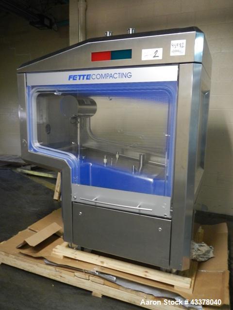 Used- Fette Rotary Tablet Press, Model 3090I WIP and Containment