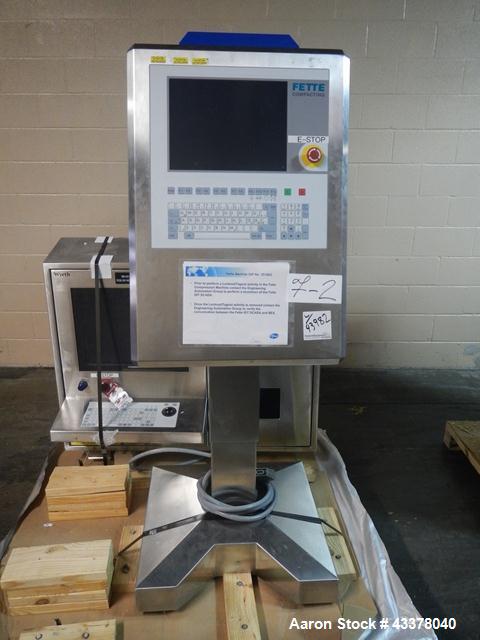 Used Fette Rotary Tablet Press, Model 3090I WIP and Containment