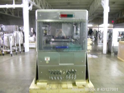Used Fette Rotary Tablet Press, Model 3090. 61 Station, keyed upper punch guides, 100 KN main compression, 100 KN pre compression, dual sided, 16 mm max tablet diameter, 18 mm max depth of fill, rate...