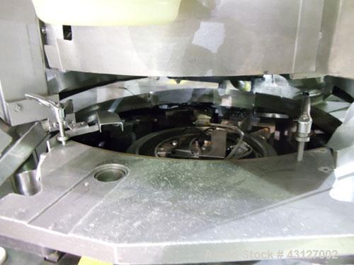 Used Fette Rotary Tablet Press, Model 3090. 61 Station, keyed upper punch guides, 100 KN main compression, 100 KN pre compression, dual sided, 16 mm max tablet diameter, 18 mm max depth of fill, rate...