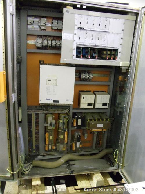 Used Fette Rotary Tablet Press, Model 3090. 61 Station, keyed upper punch guides, 100 KN main compression, 100 KN pre compression, dual sided, 16 mm max tablet diameter, 18 mm max depth of fill, rate...