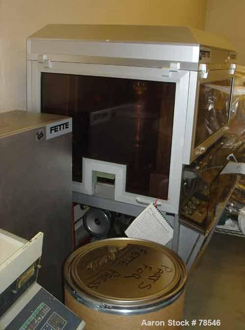 Used- Fette Single Sided Rotary Tablet Press, Model P-2000