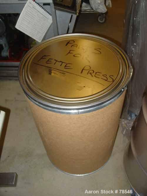 Used Fette Single Sided Rotary Tablet Press, Model P-2000