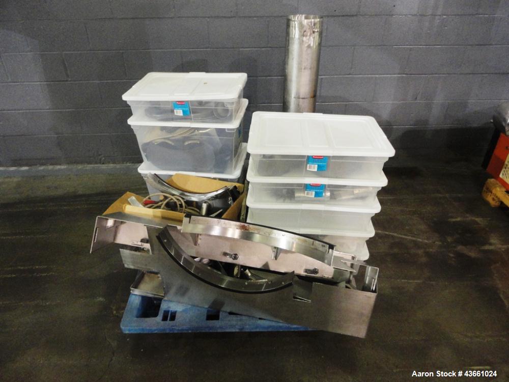 Used Fette rotary tablet press, model P3000, 37 station, D tooled, 100 Kn compression pressure with 10 Kn pre compression, 25 mm max tablet diameter, 22 mm max depth of fill, rated up to 266,400 tabl...