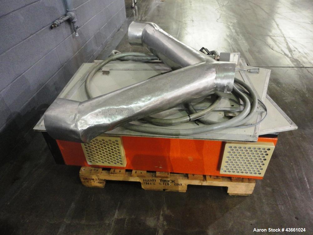 Used Fette rotary tablet press, model P3000, 37 station, D tooled, 100 Kn compression pressure with 10 Kn pre compression, 25 mm max tablet diameter, 22 mm max depth of fill, rated up to 266,400 tabl...