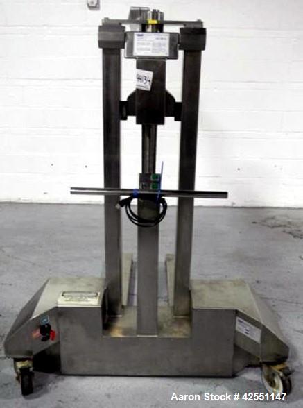 Used Stainless Steel Fette turret removal cart