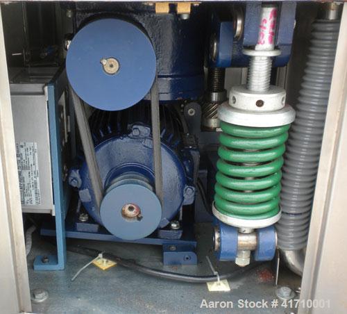 Used GlobePharma Tabletop Lab Size Rotary Tablet Press, Model Mini Press-I. 10 station, 3 ton maximum compression pressure. Maximum tablet diameter 16mm, maximum depth of fill 17mm, maximum output 21...