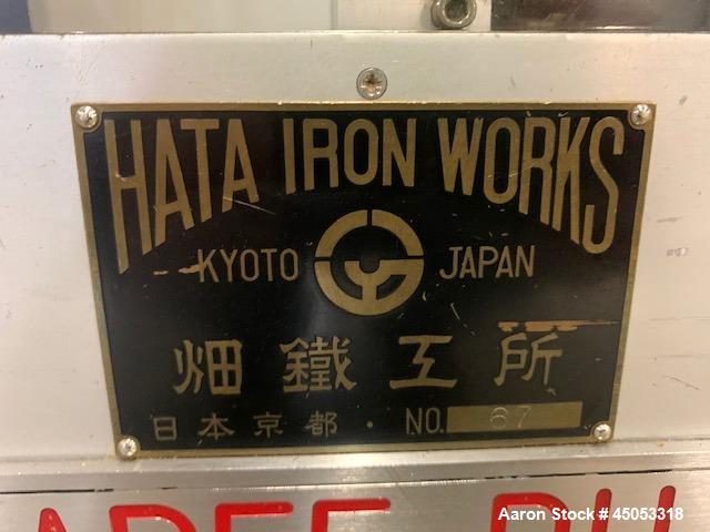 Used Elizabeth Hata HT-AP55-DU Rotary Tablet Press – 55 Stations, 15 HP Motor