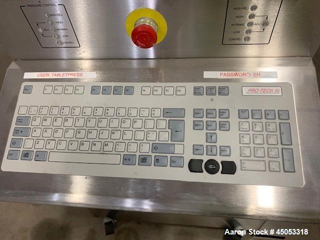 Used Elizabeth Hata HT-AP55-DU Rotary Tablet Press – 55 Stations, 15 HP Motor