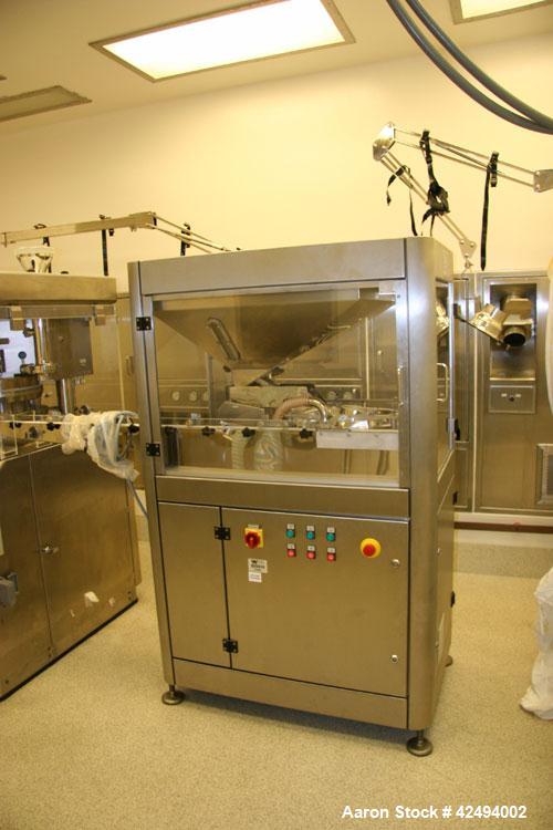 Used IMA Kilian Mid Size Force Feed Tablet Press, Model S250ZS. 32 Station, 8 ton main compaction force, 3.5 ton first layer compaction force. Tablet output 160 to 2000 tablets per minute. Maximum di...