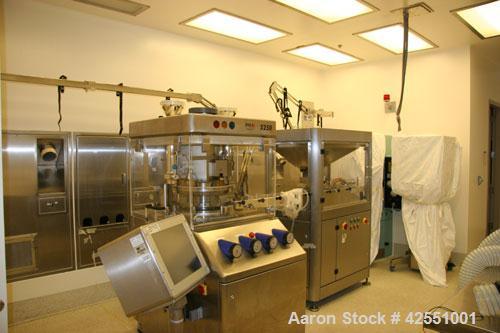 Used IMA Killian Mid Size Force Feed Tablet Press, Model S250ZS. 32 Station, 8 ton main compaction force, 3.5 ton first layer compaction force. Tablet output 160 to 2000 tablets per minute. Maximum d...
