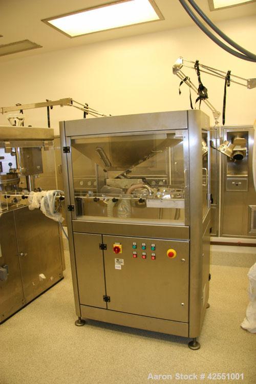Used IMA Killian Mid Size Force Feed Tablet Press, Model S250ZS. 32 Station, 8 ton main compaction force, 3.5 ton first layer compaction force. Tablet output 160 to 2000 tablets per minute. Maximum d...