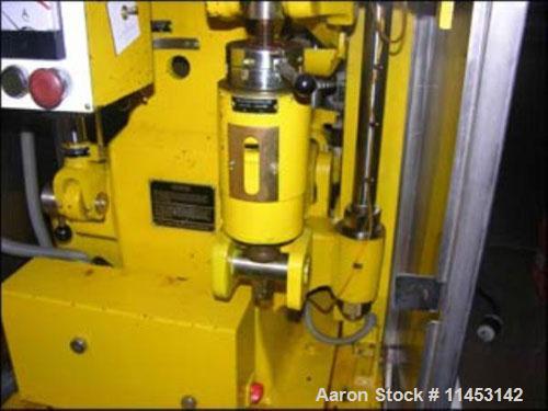 Used-Key Intl Rotary Tablet Bi-Layer Press, Model BBC4. 35 Station, B tooled, 5/8" max tablet diameter, with upper penetrati...