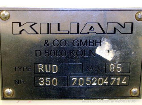 Used Killian rotary tablet press, model RUD