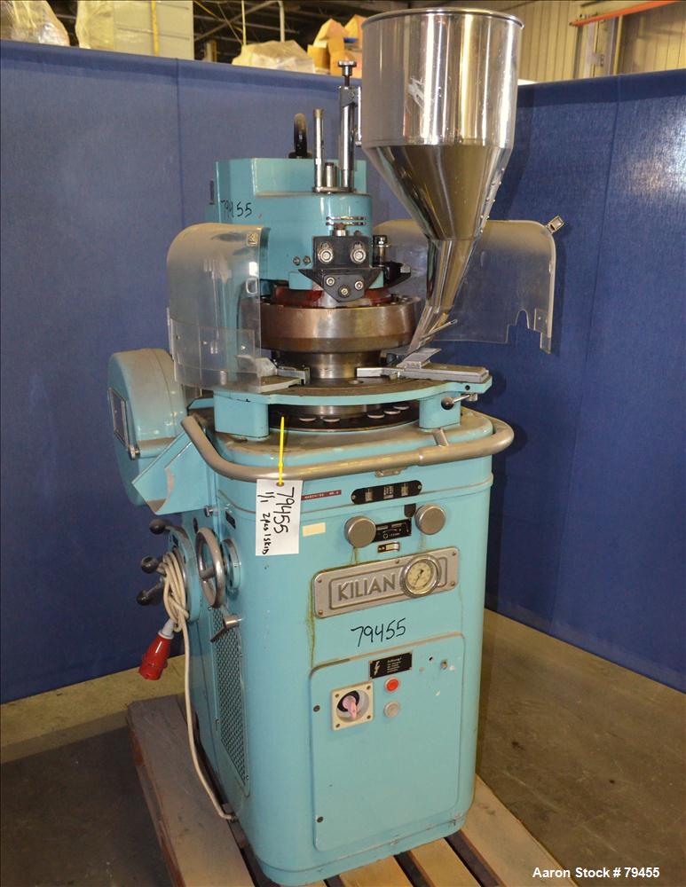 Used Killian 20 Station Dual Sided Rotary Tablet Press, Type RUZS-H