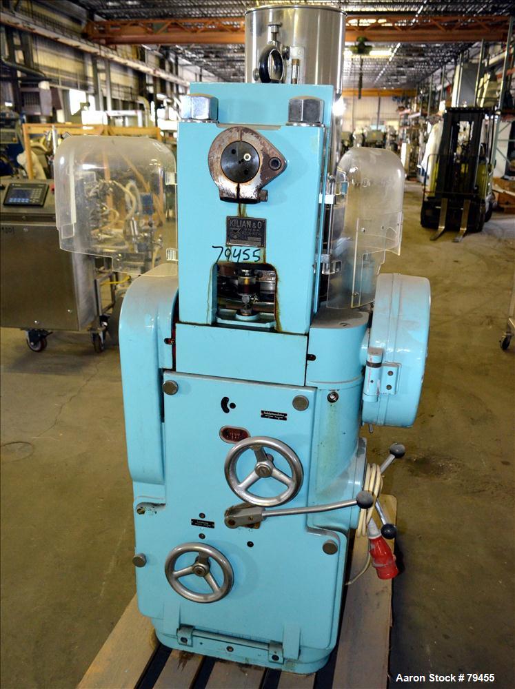 Used Killian 20 Station Dual Sided Rotary Tablet Press, Type RUZS-H