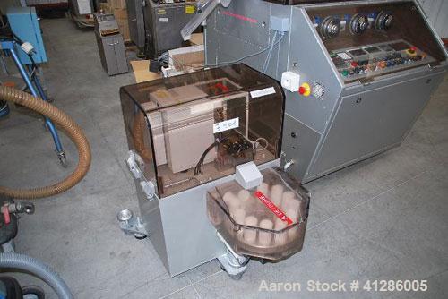 Used Korsch PH300 Rotary Tablet Press. 43 station, rotor with hard chrome plating, stainless steel hopper, force feed system, pre-compression station, compression station, tablet chute, separate cont...