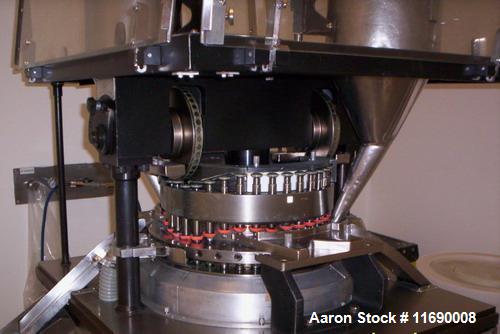 Used Manesty Double Sided 35 Station Rotary Tablet Press, Model BB4-35