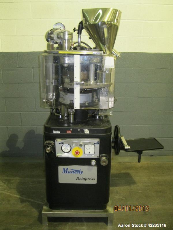 Used- Manesty Beta rotary tablet press